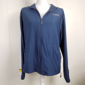 Reebok zip front workout athletic jacket size large